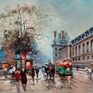Paris 24x36 in. stretched Oil Painting Canvas Art Wall Decor modern07D