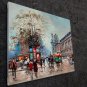 Paris 24x36 in. stretched Oil Painting Canvas Art Wall Decor modern07D