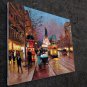 Paris 24x36 in. stretched Oil Painting Canvas Art Wall Decor modern08D