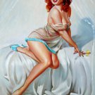 Rep. Gil Elvgren 24x36 in. stretched Oil Painting Canvas Art Wall Decor modern007