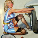 Rep. Gil Elvgren 24x36 in. stretched Oil Painting Canvas Art Wall Decor modern09D