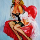 Rep. Gil Elvgren 24x36 in. stretched Oil Painting Canvas Art Wall Decor modern011