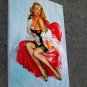Rep. Gil Elvgren 24x36 in. stretched Oil Painting Canvas Art Wall Decor modern011