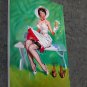 Rep. Gil Elvgren 24x36 in. stretched Oil Painting Canvas Art Wall Decor modern021