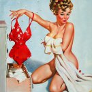 Rep. Gil Elvgren 24x36 in. stretched Oil Painting Canvas Art Wall Decor modern023