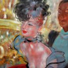 Rep. Jean Gabriel Domergue 24x36 in. stretched Oil Painting Canvas Art Wall Decor modern004