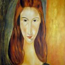 Rep. Amedeo Modigliani 24x36 in. stretched Oil Painting Canvas Art Wall Decor modern02D