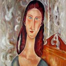 Rep. Amedeo Modigliani 24x36 in. stretched Oil Painting Canvas Art Wall Decor modern04D
