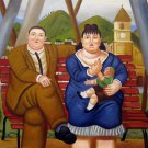 Rep. Fernando Botero 24x36 in. stretched Oil Painting Canvas Art Wall Decor modern201