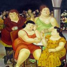 Rep. Fernando Botero 24x36 in. stretched Oil Painting Canvas Art Wall Decor modern31D