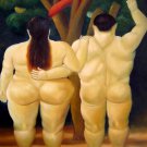 Rep. Fernando Botero 24x36 in. stretched Oil Painting Canvas Art Wall Decor modern32D