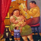 Rep. Fernando Botero 24x36 in. stretched Oil Painting Canvas Art Wall Decor modern36D