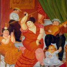 Rep. Fernando Botero 24x36 in. stretched Oil Painting Canvas Art Wall Decor modern37D