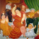 Rep. Fernando Botero 24x36 in. stretched Oil Painting Canvas Art Wall Decor modern38D