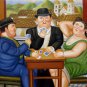 Rep. Fernando Botero 24x36 in. stretched Oil Painting Canvas Art Wall Decor modern40D