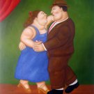 Rep. Fernando Botero 24x36 in. stretched Oil Painting Canvas Art Wall Decor modern44D