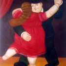 Rep. Fernando Botero 24x36 in. stretched Oil Painting Canvas Art Wall Decor modern45D