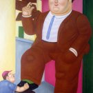 Rep. Fernando Botero 24x36 in. stretched Oil Painting Canvas Art Wall Decor modern47D