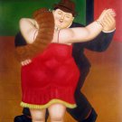 Rep. Fernando Botero 24x36 in. stretched Oil Painting Canvas Art Wall Decor modern50D