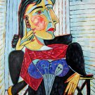 Rep. Pablo Picasso 24x36 in. stretched Oil Painting Canvas Art Wall Decor modern207