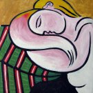 Rep. Pablo Picasso 24x36 in. stretched Oil Painting Canvas Art Wall Decor modern16D