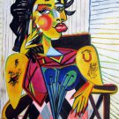Rep. Pablo Picasso 24x36 in. stretched Oil Painting Canvas Art Wall Decor modern26D