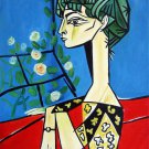 Rep. Pablo Picasso 24x36 in. stretched Oil Painting Canvas Art Wall Decor modern29D