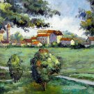 Rep. Paul Cezanne 24x36 in. stretched Oil Painting Canvas Art Wall Decor modern007