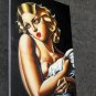 Rep. Tamara De Lempicka 24x36 in. stretched Oil Painting Canvas Art Wall Decor modern11D