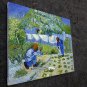 Rep. Vencent Van Gogh 24x36 in. stretched Oil Painting Canvas Art Wall Decor modern10D