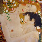 Rep. Gustav Klimt 24x36 in. stretched Oil Painting Canvas Art Wall Decor modern007