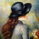 Lady 24x36 in. stretched Oil Painting Canvas Art Wall Decor modern001