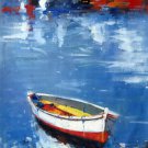 Boat 24x36 in. stretched Oil Painting Canvas Art Wall Decor modern202 Boat 24x36 in. stretched Oil Painting Canvas Art Wall Decor modern202