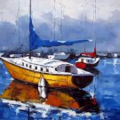Yacht 24x36 in. stretched Oil Painting Canvas Art Wall Decor modern018 Yacht 24x36 in. stretched Oil Painting Canvas Art Wall Decor modern018