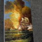 Naval battle 24x36 in. stretched Oil Painting Canvas Art Wall Decor modern105