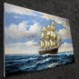 Tall ship sailing 24x36 in. stretched Oil Painting Canvas Art Wall Decor modern108