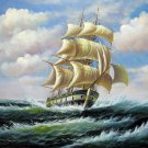 Tall ship sailing 24x36 in. stretched Oil Painting Canvas Art Wall Decor modern113 Tall ship sailing 24x36 in. stretched Oil Painting Canvas Art Wall Decor modern113