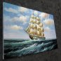 Tall ship sailing 24x36 in. stretched Oil Painting Canvas Art Wall Decor modern115