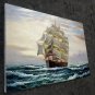 Tall ship sailing 24x36 in. stretched Oil Painting Canvas Art Wall Decor modern16D