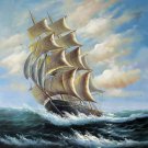 Tall ship sailing 24x36 in. stretched Oil Painting Canvas Art Wall Decor modern117 Tall ship sailing 24x36 in. stretched Oil Painting Canvas Art Wall Decor modern117