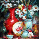 Flaowe and china 24x36 in. stretched Oil Painting Canvas Art Wall Decor modern002 Flaowe and china 24x36 in. stretched Oil Painting Canvas Art Wall Decor modern002