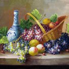 Fruit and china 24x36 in. stretched Oil Painting Canvas Art Wall Decor modern004