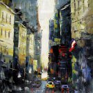 Time Square 24x36 in. stretched Oil Painting Canvas Art Wall Decor modern010 Time Square 24x36 in. stretched Oil Painting Canvas Art Wall Decor modern010
