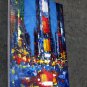 Time Square 24x36 in. stretched Oil Painting Canvas Art Wall Decor modern011