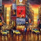 Time Square 24x36 in. stretched Oil Painting Canvas Art Wall Decor modern014 Time Square 24x36 in. stretched Oil Painting Canvas Art Wall Decor modern014