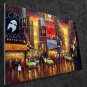 Time Square 24x36 in. stretched Oil Painting Canvas Art Wall Decor modern014