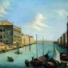 Venice classic 24x36 in. stretched Oil Painting Canvas Art Wall Decor modern005