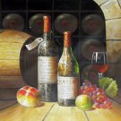 Wine 24x36 in. stretched Oil Painting Canvas Art Wall Decor modern111