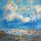 Sea cloud 24x24 in. stretched Oil Painting Canvas Art Wall Decor modern101