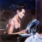 Reading 24x24 in. stretched Oil Painting Canvas Art Wall Decor modern201